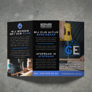 Folder ontwerp Gerard Esselstein