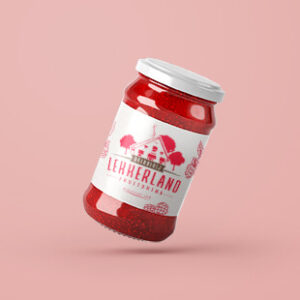 Productverpakking ontwerp jam pot van Lekkerland